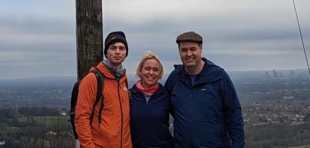 Dan, Yvonne and Liam