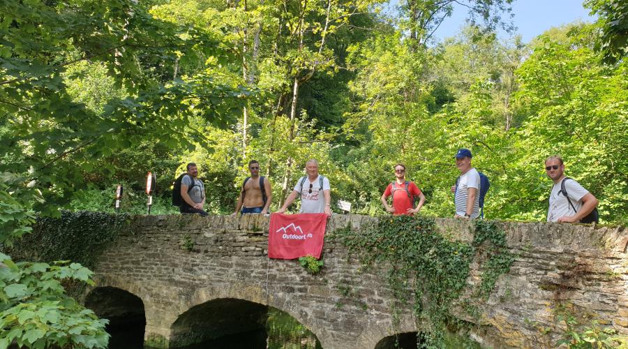 taken where the footpath runs along side the Manor Golf club in Castle Combe