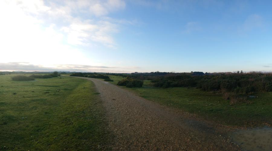 Sunrise on Greenham Common