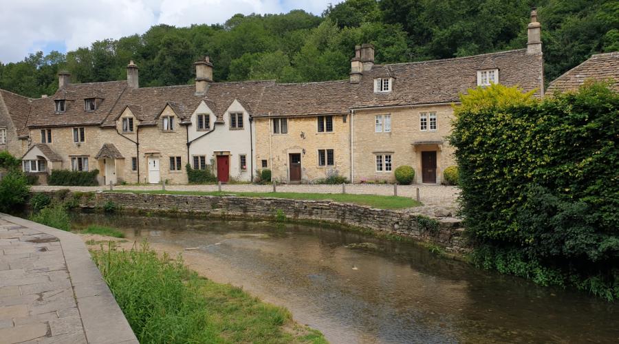 taken where the footpath runs along side the Manor Golf club in Castle Combe