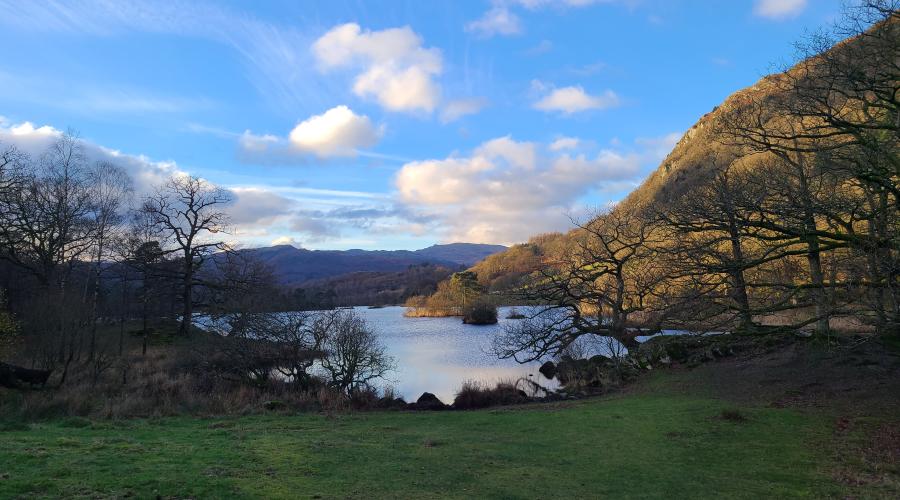 Grasmere viewed from over the lake