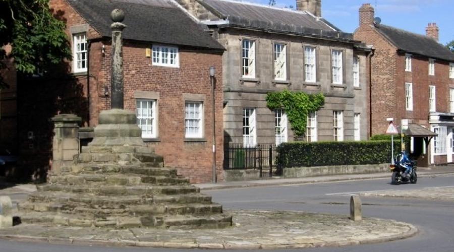 Willington Road and St Wyaston Church 