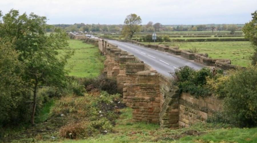 Swarkestone Bridge - 1795 section