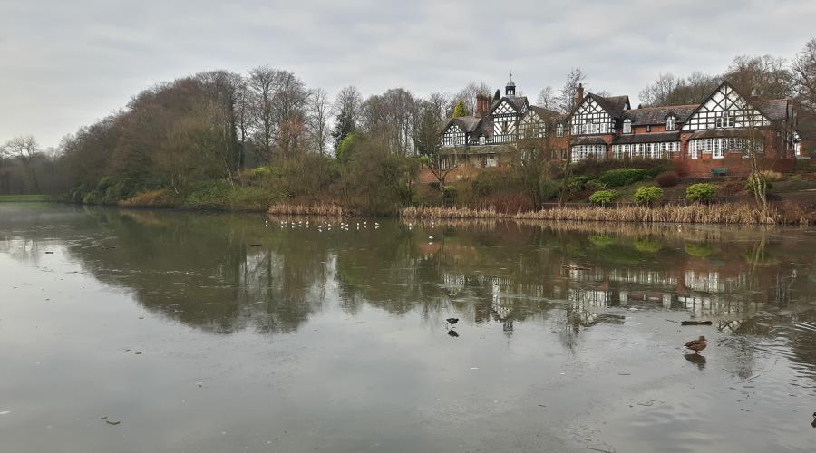 Buildings on Canal in Worsley