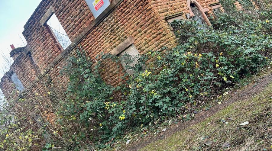 Nottingham tram path