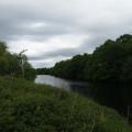Classic view upstream to Yarm Bridge and Yarm Railway Viaduct