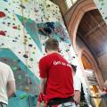 climbers doing ropework