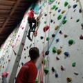climbers doing ropework
