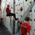 climbers doing ropework