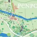 Penpont House on the banks of the Usk