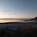 Great Orme Llandudno seen at dusk from the north shore