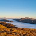 Ben Ledi summit on a fine winter morning