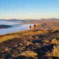 Ben Ledi summit on a fine winter morning