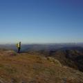Ben Ledi summit on a fine winter morning