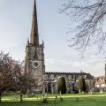 Willington Road and St Wyaston Church 