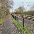 Nottingham tram path