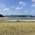 View above Llandegfedd Reservoir