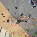 Wide Shot of climbing centre