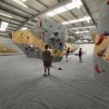Wide Shot of climbing centre