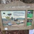 A post showing the start of forest way