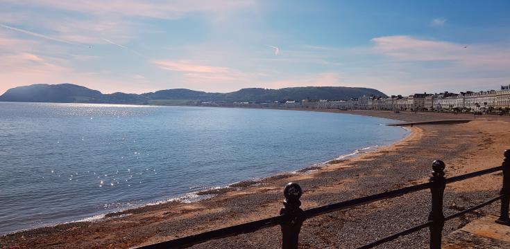 Llandudno Sea Front looking east towards the Little Orme